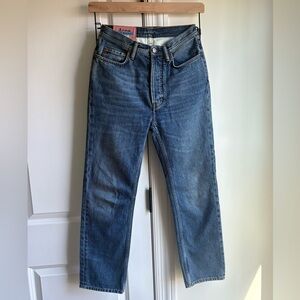Acne Studios Straight Fit Blue Jeans Classic Denim Swedish Designer
